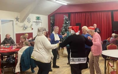Wallace Quinn visit Glasgow’s Golden Generation Mattie Carwood Centre