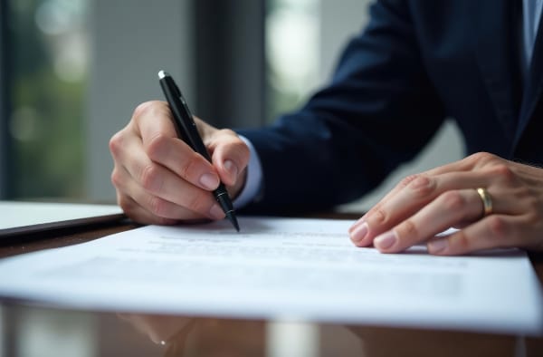 Lawyer signing off an Inventory of Estate  - dying intestate in Scotland